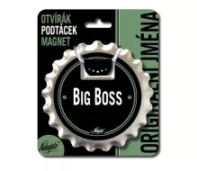 Otvírák na pivo podtácek Big boss V.I.P.