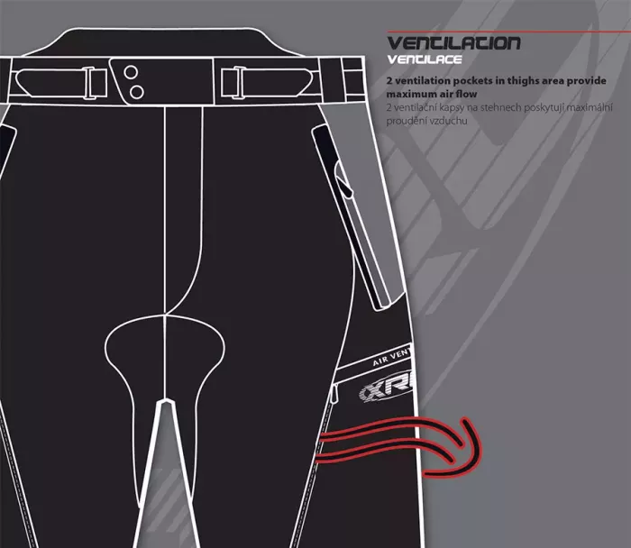 Kalhoty na moto XRC Winkle 2.0 WTP men adventure black