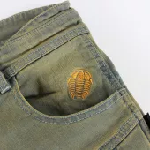 Kevlarové džíny na motocykl Trilobite Parado dirty blue (prodloužené) Slim fit