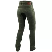 Dámské kevlarové džíny na moto Trilobite Parado dark khaki (prodloužené)