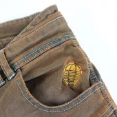 Kevlarové džíny na motorku Trilobite Parado rusty brown Slim fit