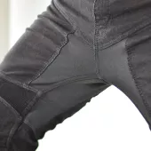 Dámské kevlarové džíny na moto Trilobite Parado black (prodloužené)