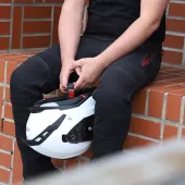 Pánské kalhoty Trilobite Parado doublelayer AAAA slim fit men jeans black level 2 (zkrácené)