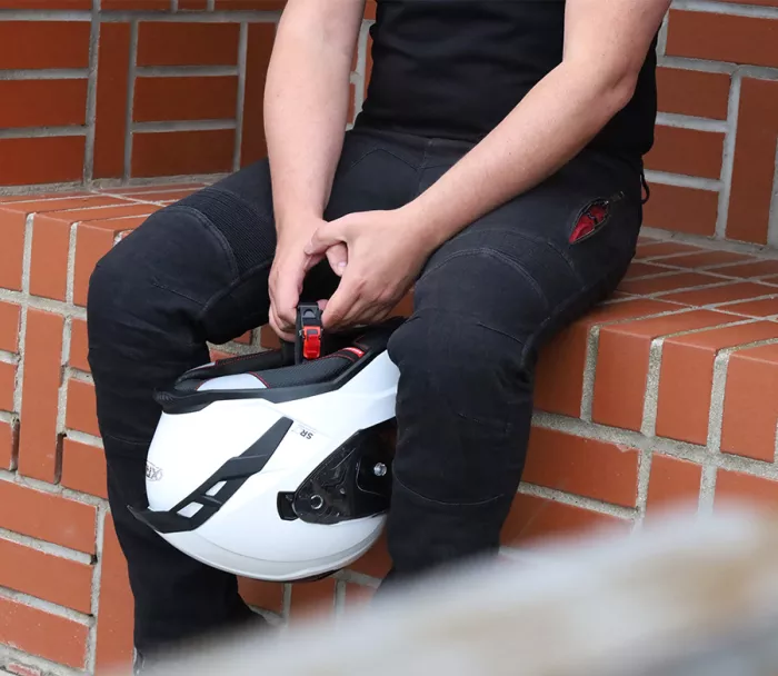 Pánské kalhoty Trilobite Parado doublelayer AAAA slim fit men jeans black level 2 (zkrácené)