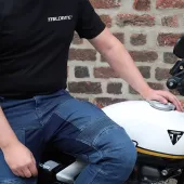 Pánské džíny Trilobite Parado doublelayer AAAA slim fit blue level 2 (prodloužené)