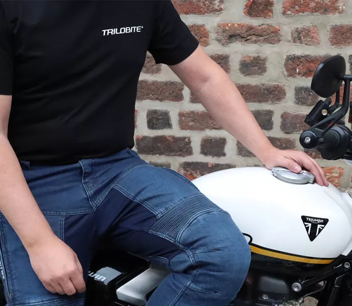 Pánské džíny Trilobite Parado doublelayer AAAA slim fit blue level 2 (prodloužené)