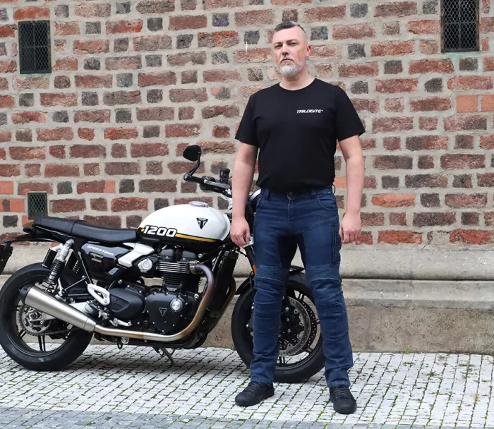 Pánské džíny Trilobite Parado doublelayer AAAA slim fit blue level 2 (prodloužené)