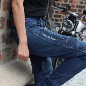 Dámské kalhoty Trilobite Parado doublelayer AAAA slim fit jeans blue level 2 (prodloužené)