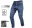 Kalhoty na motocykl Trilobite Parado monolayer AAA slim fit blue (Prodloužené)