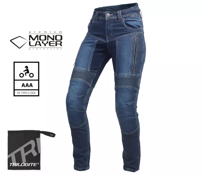 Dámské džíny Trilobite Parado monolayer AAA slim fit blue