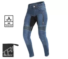 Dámské džíny na moto Trilobite Parado skinny fit blue level 2 (Prodloužené)