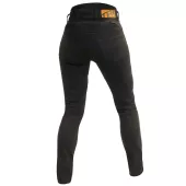 Dámské kalhoty na moto Trilobite 2461 Parado monolayer AAA slim fit jeans black