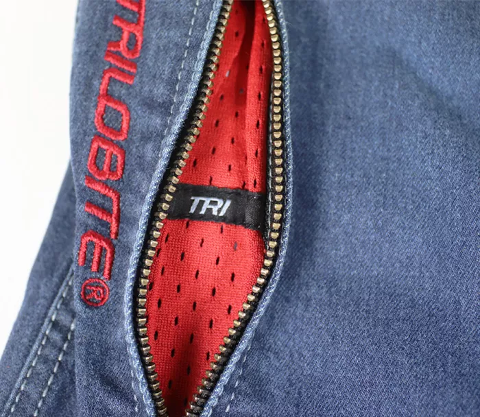 Dámské moto džíny Trilobite Parado monolayer AAA slim fit blue (Prodloužené)