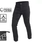 Pánské džíny na moto Trilobite Parado doublelayer AAA skinny fit black level 2