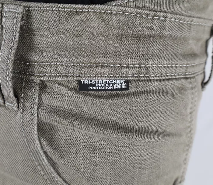Pánské džíny na moto Trilobite Parado doublelayer AAA slim fit light grey level 2