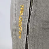 Pánské džíny na moto Trilobite Parado doublelayer AAA slim fit light grey level 2