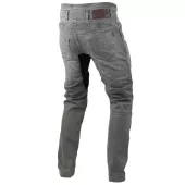 Kevlarové džíny na moto Trilobite Parado light grey SLIM  (prodloužené)