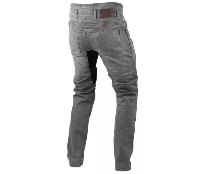 Kevlarové džíny na motorku Trilobite Parado light grey SLIM
