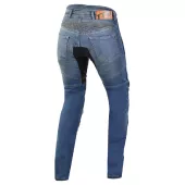 Dámské džíny na moto Trilobite Parado skinny fit blue level 2 (Prodloužené)