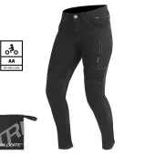 Dámské motocyklové džíny Trilobite 661 Parado skinny fit black level 2 (Prodloužené)