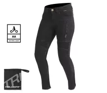 Dámské motocyklové džíny Trilobite Parado skinny fit black level 2 (Prodloužené)
