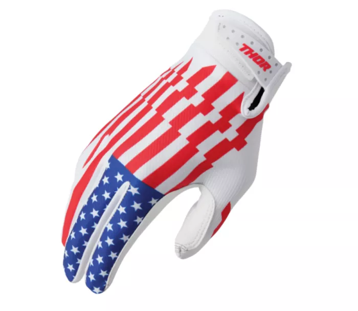 Motokrosové rukavice Thor Launchmode patriot