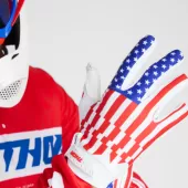 Motokrosové rukavice Thor Launchmode patriot