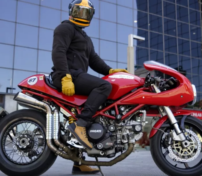 Pánské tenisky na moto Falco Patrol 2 camel brown