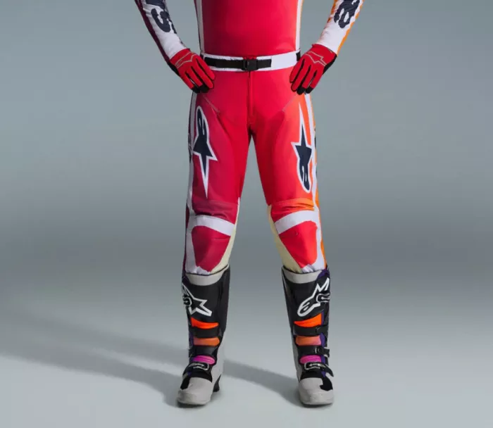 Motokrosové kalhoty Alpinestars Racer Portl red/grey
