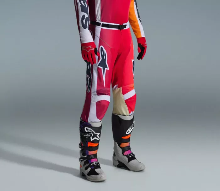 Motokrosové kalhoty Alpinestars Racer Portl red/grey