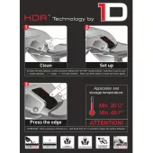 Print HDR295 oval black universal