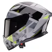 Helma na moto Caberg Drift Evo II Prism grey/black/yellow fluo