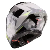 Helma na moto Caberg Drift Evo II Prism grey/black/yellow fluo