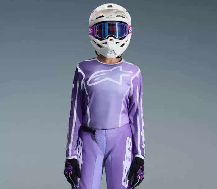 Dámský dres Alpinestars Stella Fluid Apex violet/white