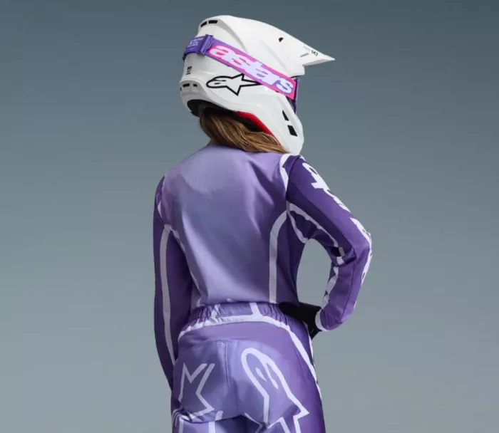 Dámský dres Alpinestars Stella Fluid Apex violet/white