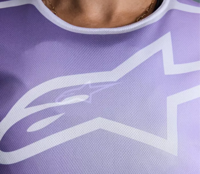 Dámský dres Alpinestars Stella Fluid Apex violet/white