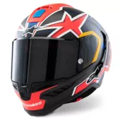 Integrální helma Alpinestars Supertech R10 Miller carbon/red matt