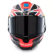 Integrální helma Alpinestars Supertech R10 Miller carbon/red matt