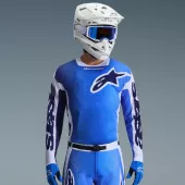 Motokrosový dres Alpinestars Racer Air Portl ucla blue/white