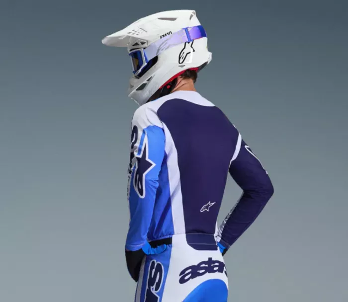 Motokrosový dres Alpinestars Racer Air Portl ucla blue/white