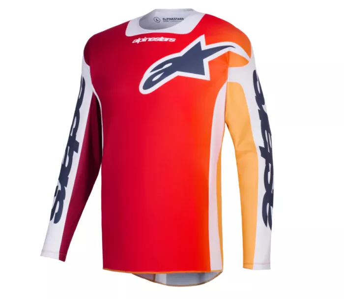 Motokrosový dres Alpinestars Racer Portl red/grey