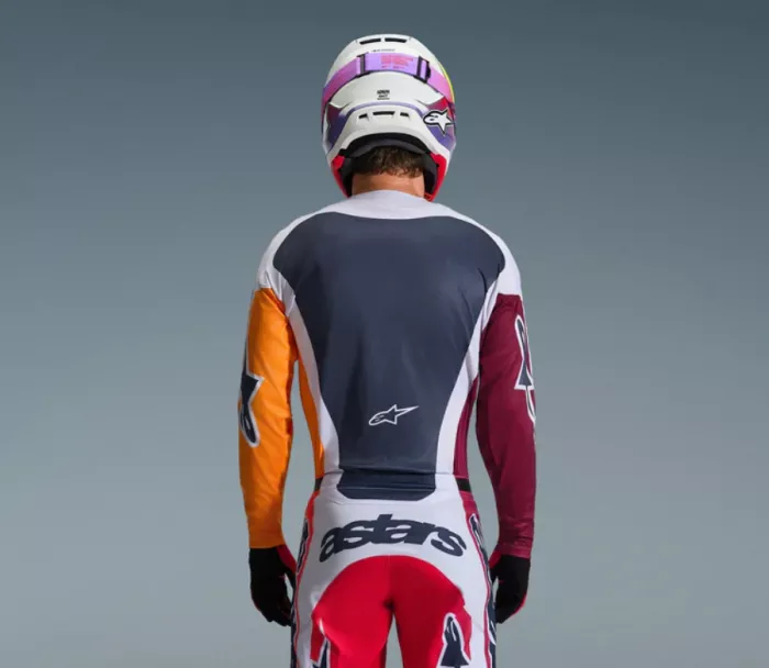Motokrosový dres Alpinestars Racer Portl red/grey