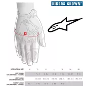 MX rukavice Alpinestars Radar orange/black