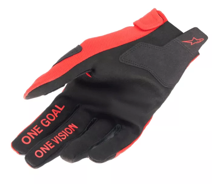 Motokrosové rukavice Alpinestars Radar mars red/silver