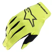 Rukavice na MX Alpinestars Radar yellow fluo/black