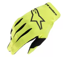 Rukavice na MX Alpinestars Radar yellow fluo/black