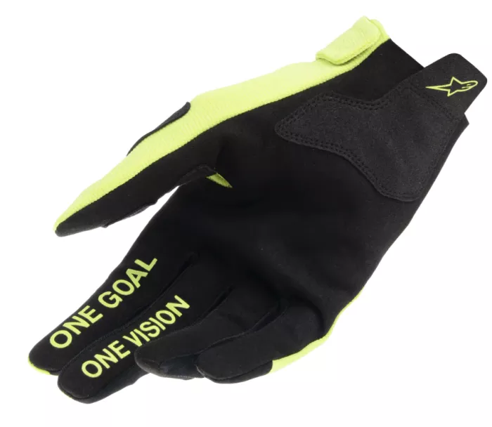 Rukavice na MX Alpinestars Radar yellow fluo/black