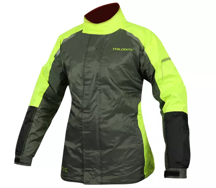 Dámská pláštěnka Trilobite Raintec jacket ladies black/grey/yellow fluo vel. L