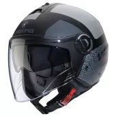 Otevřená helma Caberg Riviera V4X Alpha matt black/anthracite/grey