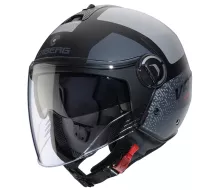 Otevřená helma Caberg Riviera V4X Alpha matt black/anthracite/grey